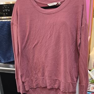 Athleta Mauve Long Sleeve Sweatshirt
